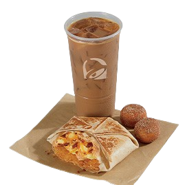 Breakfast Crunchwrap Combo
