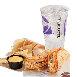 Cheesy Street Chalupas Combo