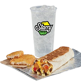 Grande Toasted Breakfast Burrito Combo